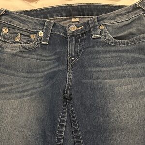 True Religion Light Blue Skinny Jeans Capri